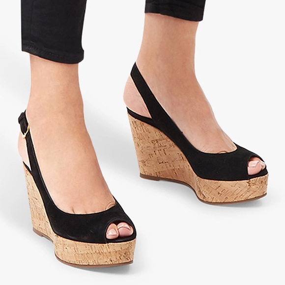 SALE! Stuart Weitzman Jean wedge platform sandals
